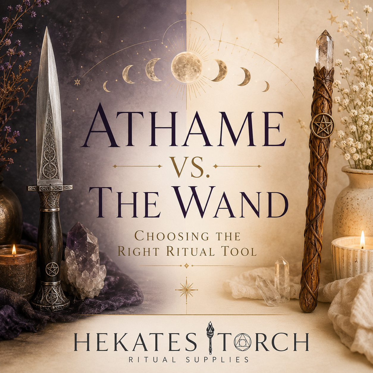 Athame vs. Wand: Choosing the Right Ritual Tool