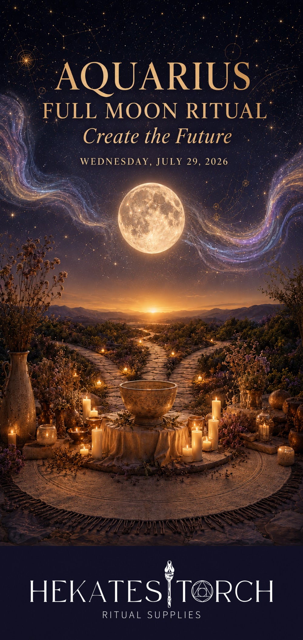 Aquarius Full Moon Ritual: Create the Future