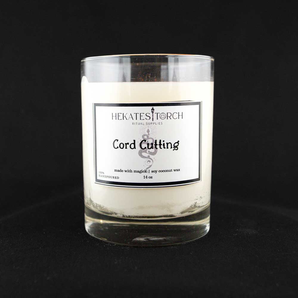 Rosemary and Sage Ritual Candle Cord Cutting