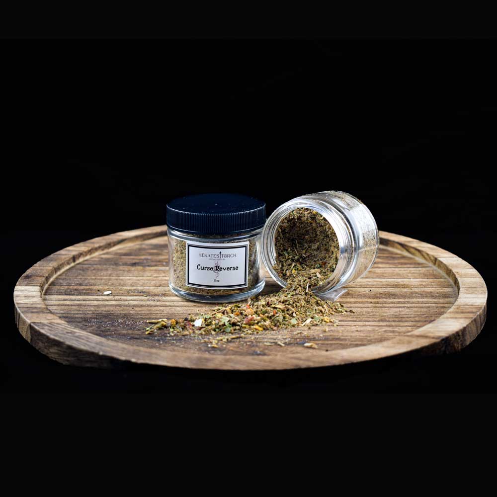 Asafoetida, Chili pepper and Basil Ritual Incense Curse Reverse showcase