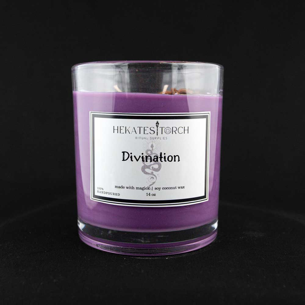 Jasmine, Oakmoss and Amber Ritual Candle Divination