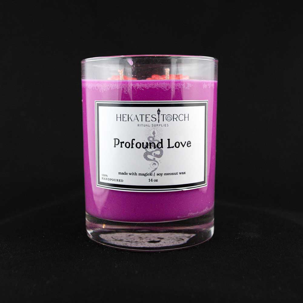 Rose, Vanilla and Smoked Oud Ritual Candle Profound Love
