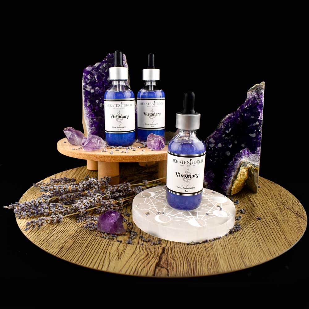 Almond, Lavender and Mugwort Ritual Oil Visionary showcase