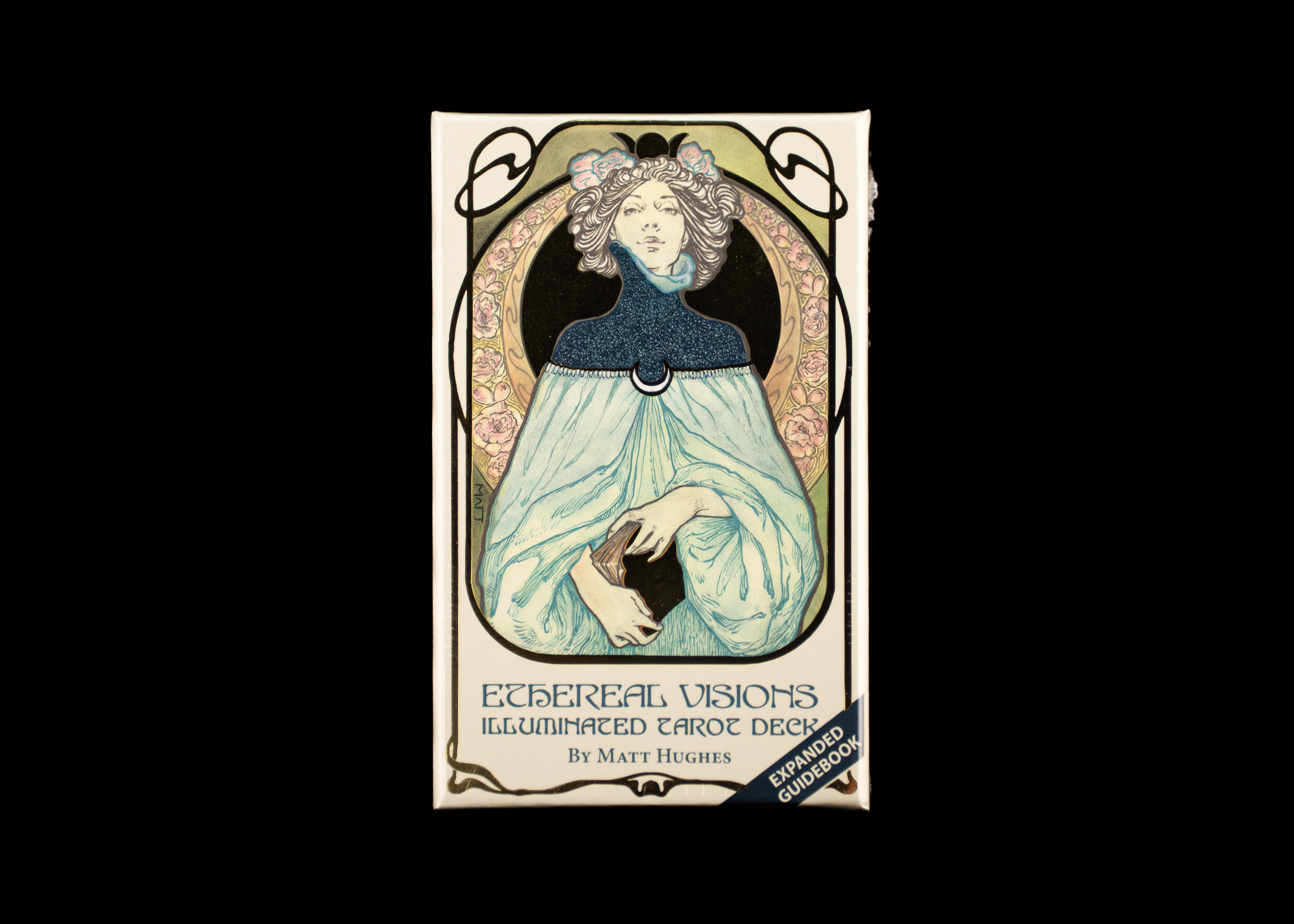 Ethereal Visions Tarot — Art Nouveau Tarot Deck with Gold Foil Illumination