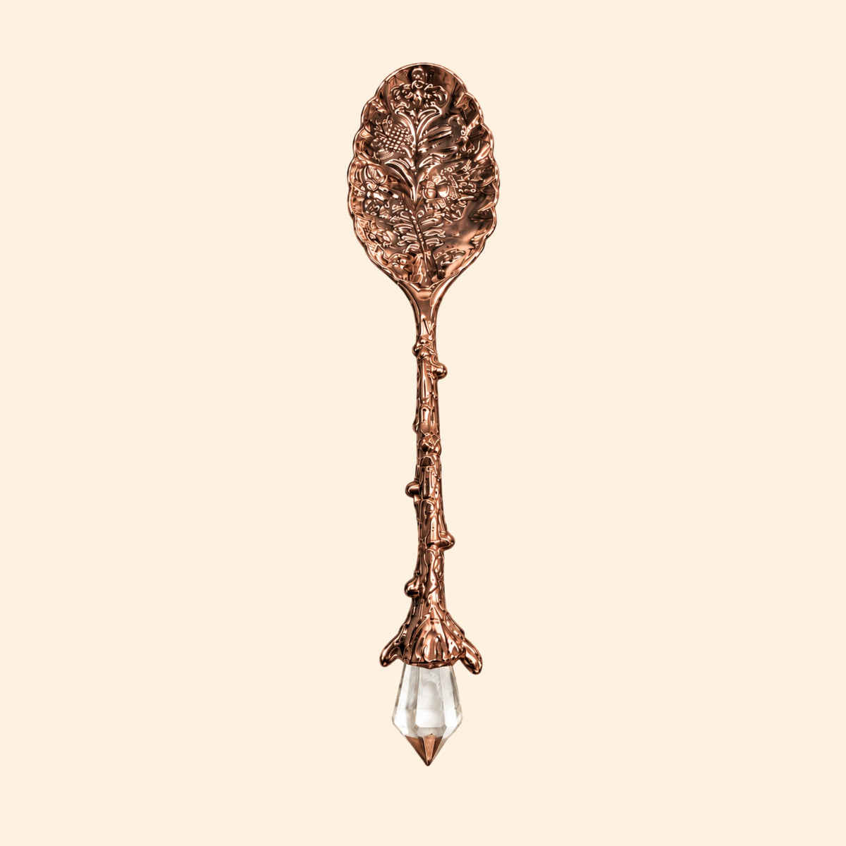 Ornate Crystal Apothecary Spoon