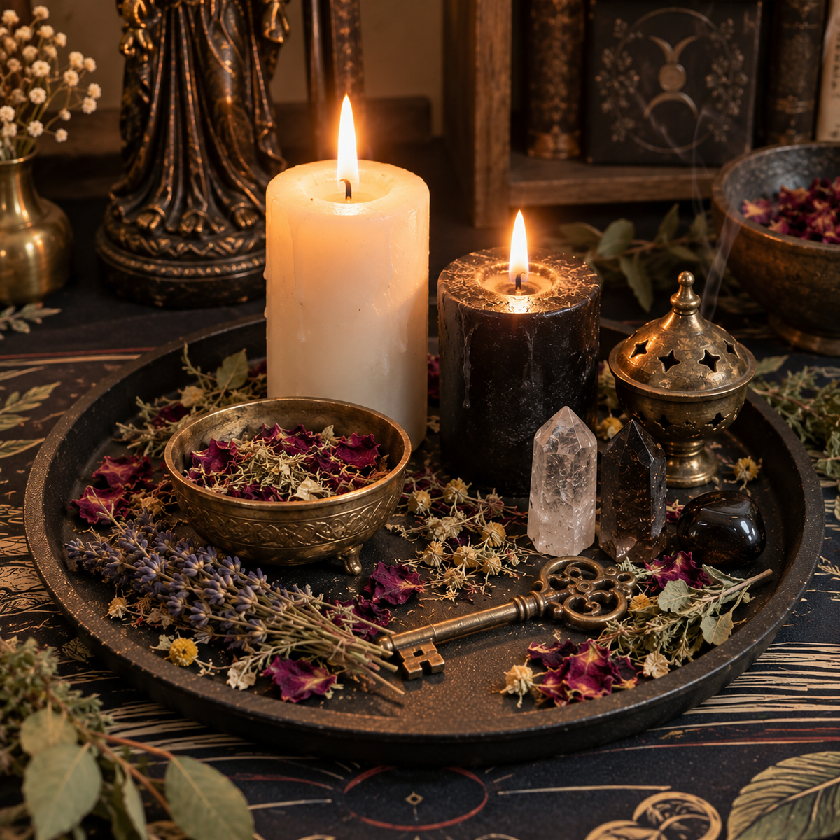 Cast Iron Altar Tray