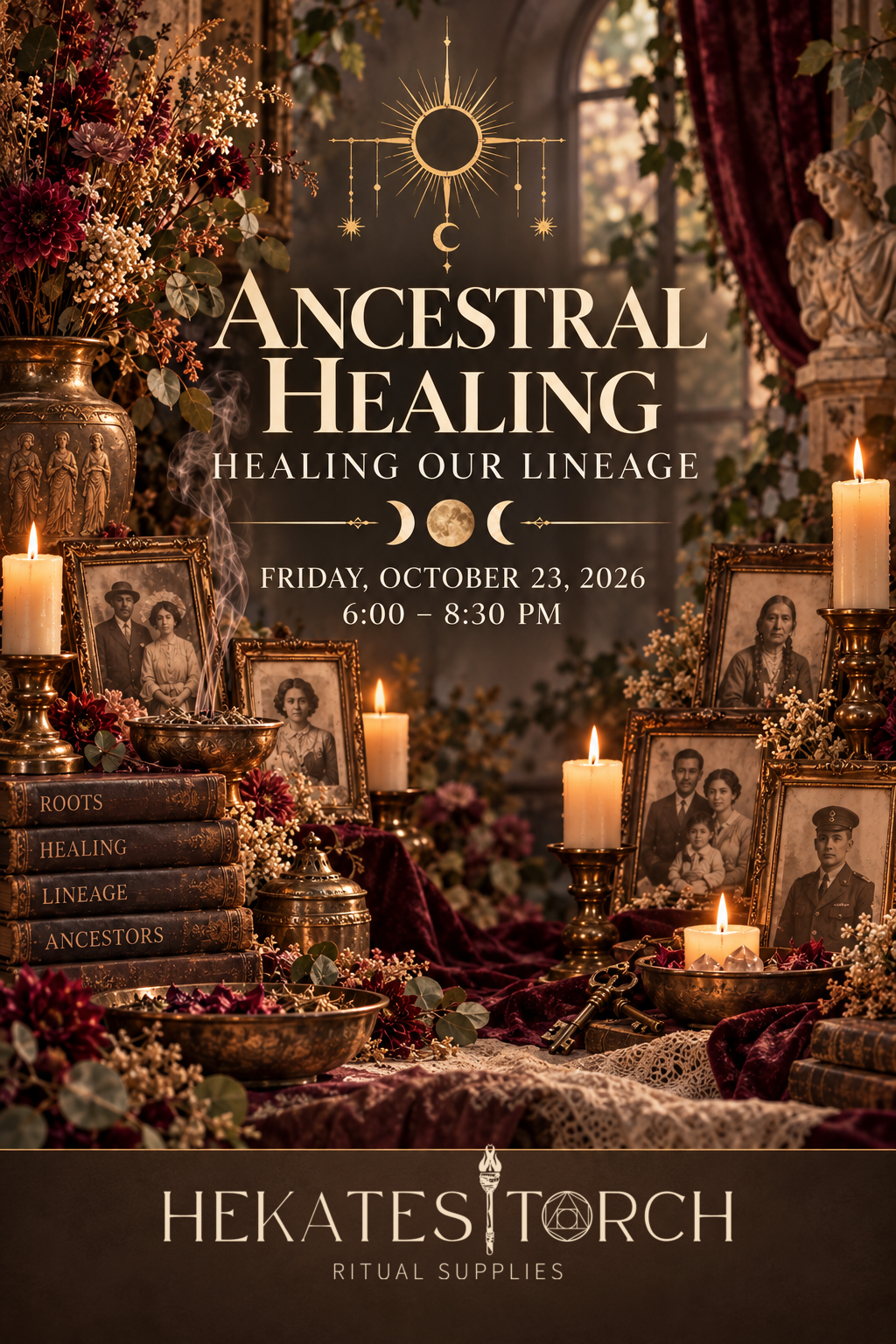 Ancestral Healing Class: Healing Our Lineage | Friday, October 23rd | 6:00PM-8:30PM