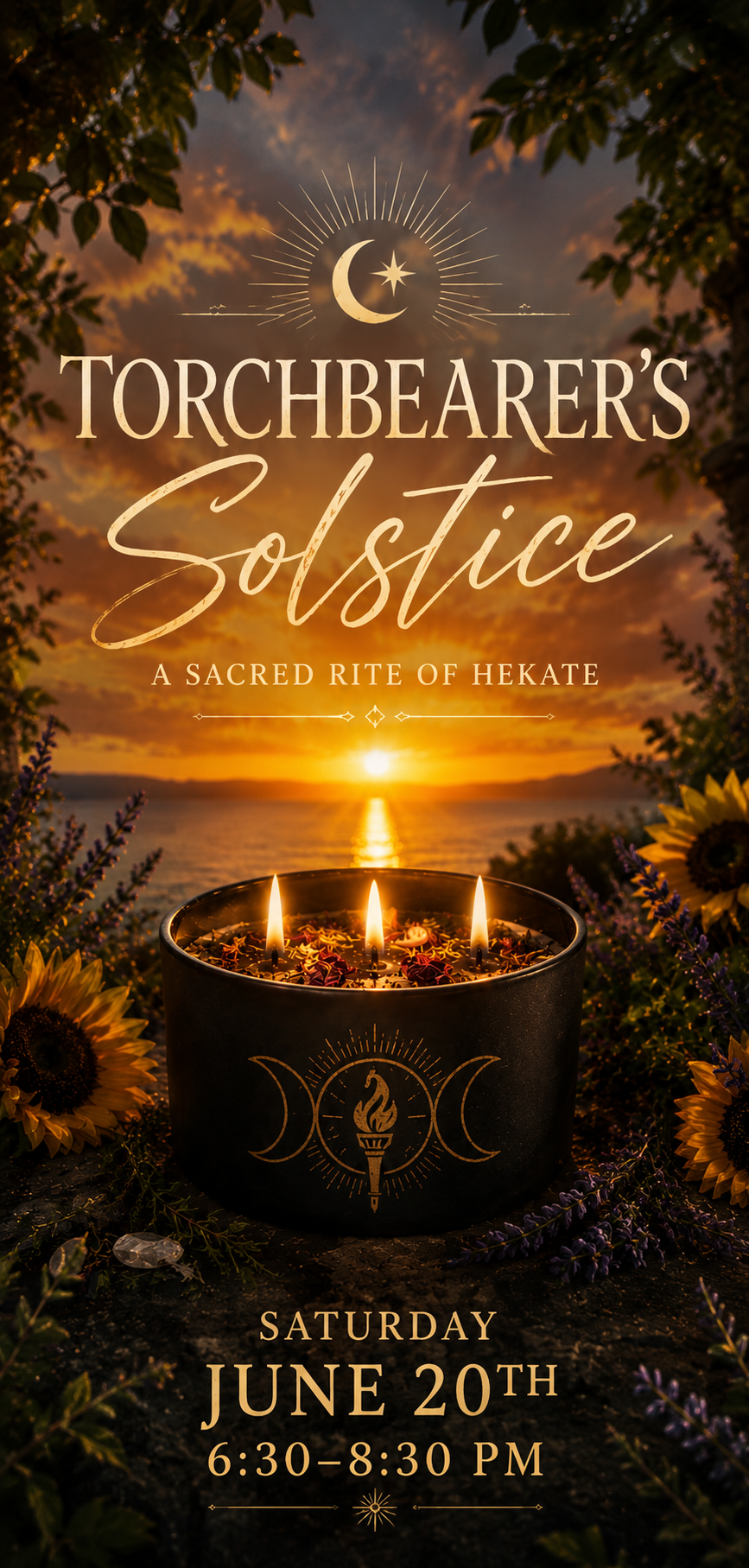 The Torchbearer's Solstice: A Sacred Rite of Hekate Saturday June 20th, 2026 6:30-8:30PM