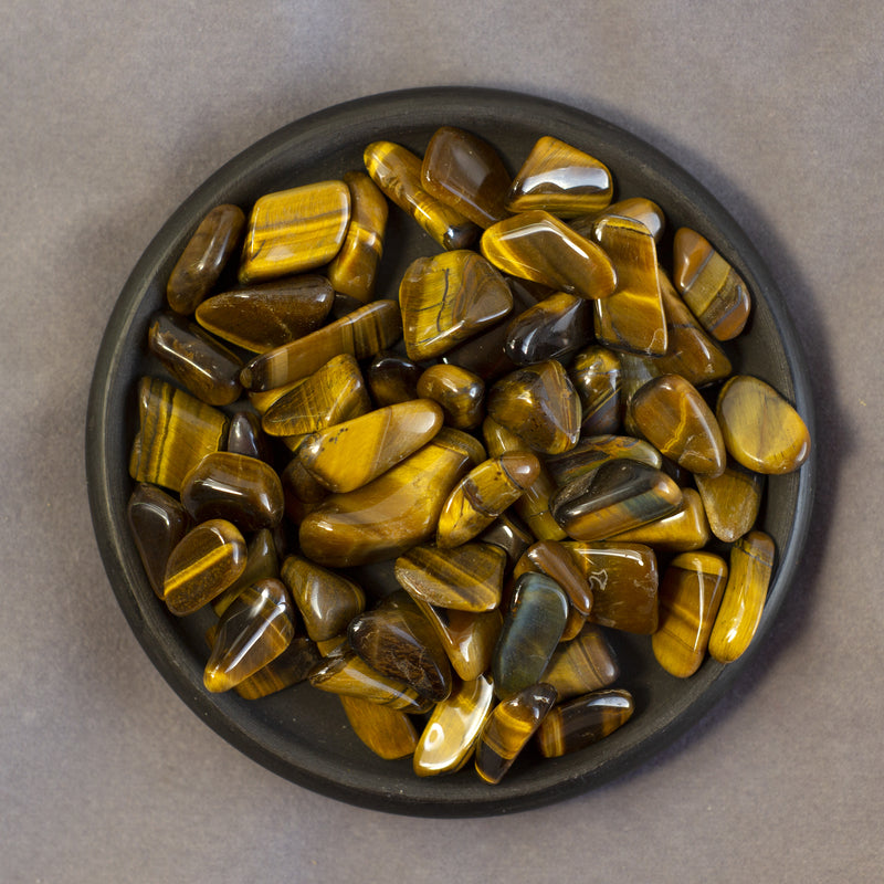Tigers Eye Tumbled